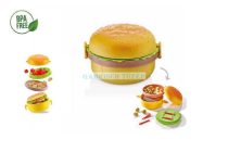Ételtartó Műanyag Hamburger Formájú L-00562