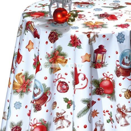 Viaszosvászon asztalterítő karácsonyi mintás 100x140