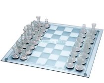 Üveg sakk készlet